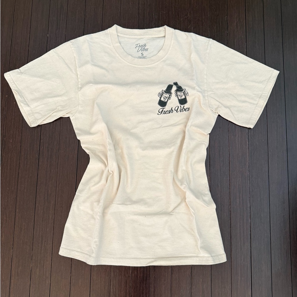 Tilly's Cream Short Sleeve Tee